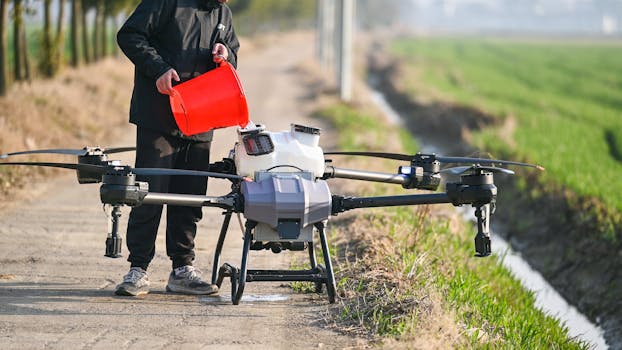 Drone Fertiliser Spreader