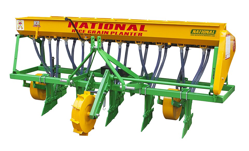 Drum seeder for paddy