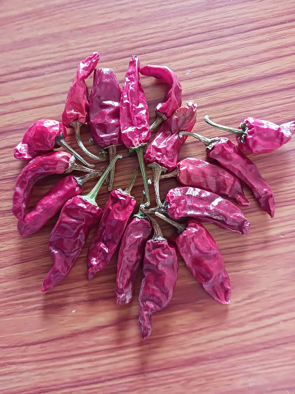 Chilli picking, sun-drying and tarpaulin practice