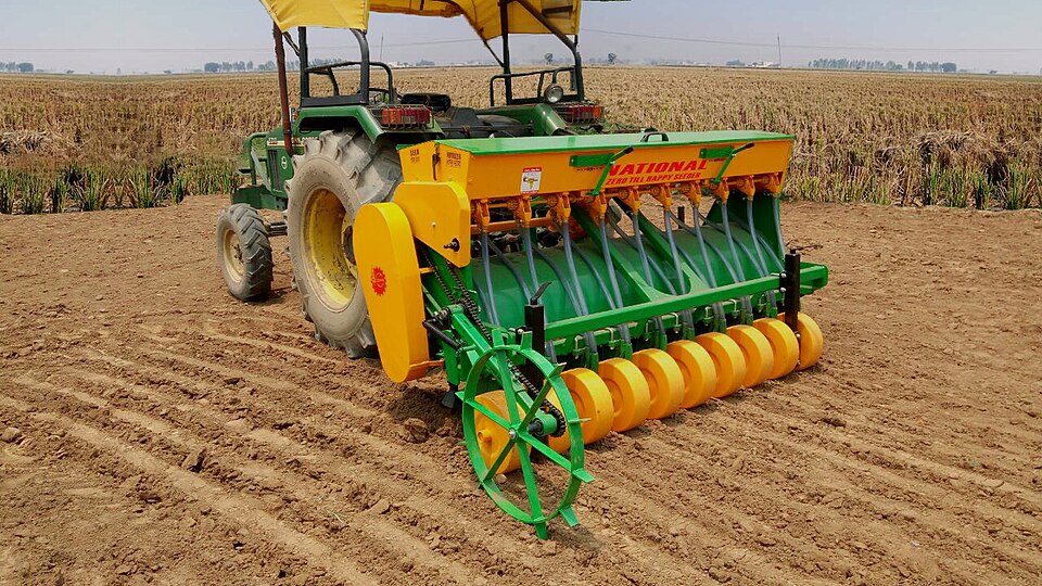 Tractor-Mounted Stubble Slasher / Reaper